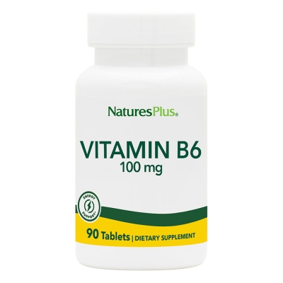 Витамин B6 Nature's Plus Vitamin B6 100 мг, 90 таблеток