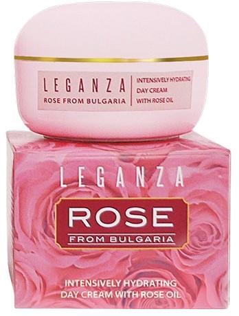 Крем дневной Leganza Rose from Bulgaria интенсивный увлажняющий с розовым маслом, 45 мл