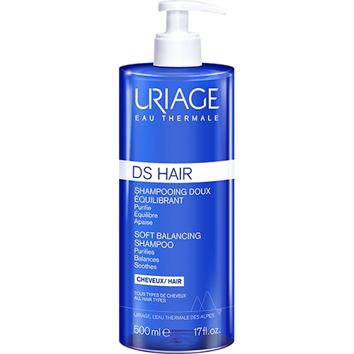 Шампунь Uriage DS Hair мягкий балансирующий для волос, 500 мл