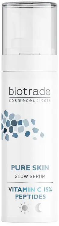 Сыворотка Biotrade Pure Skin с Витамин С 15% и Пептидами для сияния кожи, 30 мл