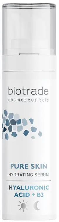 Сыворотка Biotrade Pure Skin с Гиалуроновой кислотой и Ниацинамидом для интенсивного увлажнения кожи, 30 мл