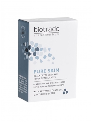 Мыло-детокс Biotrade Pure Skin для кожи лица и тела с расширенными порами, 100 г