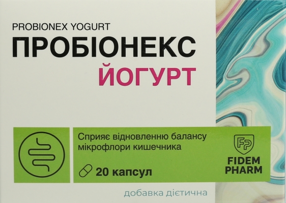 Пробионекс Йогурт Fidem Pharm капсулы №20