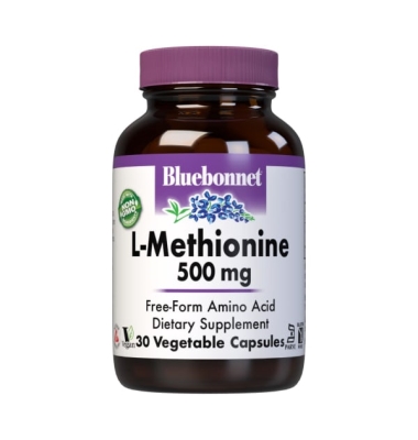 Амінокислота L-Метіонін Bluebonnet Nutrition 500 мг капсули №30