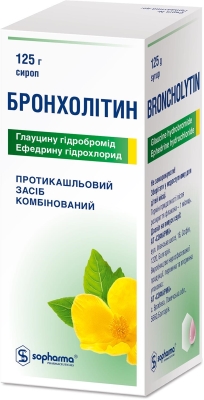 Бронхолітин сироп по 125 г у флак.