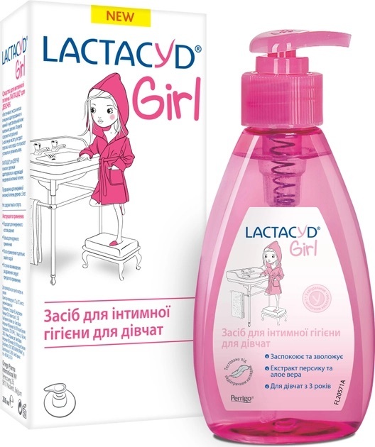 Средство для интимной гигиены Lactacyd Girl для девочек флакон 200 мл с дозатором