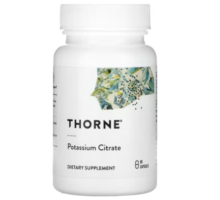 Калий цитрат Thorne Research Potassium Citrate, 90 капсул