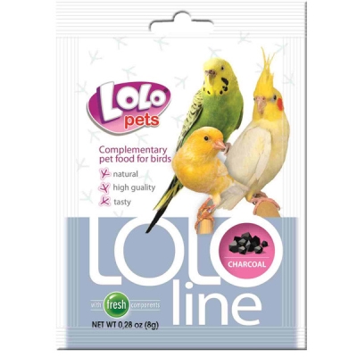 Витамины для попугаев Lolo Pets с углем, 8 г