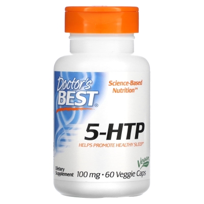 Аминокислота Гидрокситриптофан 100 мг Doctor's Best 5-HTP, 60 капсул