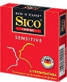 Презервативы Sico Sensitive контурные, анатомической формы, 3 штуки