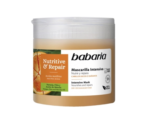 Маска для волос Babaria Интенсивная, питание и восстановление, 400 мл