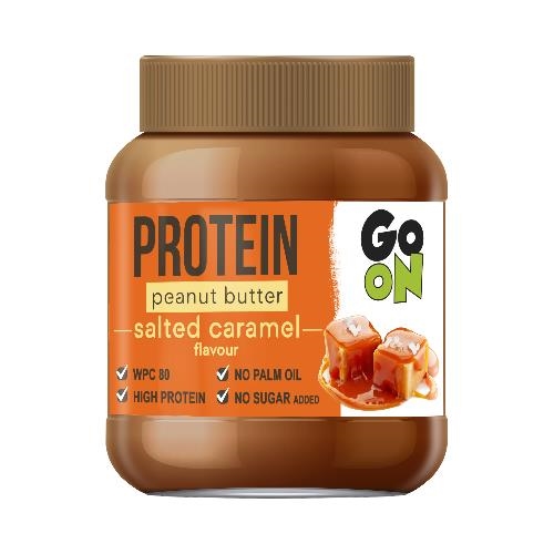 Арахисовая паста Go On Protein Peanut butter Salted Caramel, 350 г