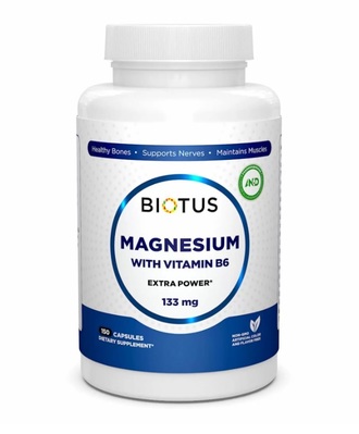 Магний и витамин В6 Biotus экстра сильный капсулы №150