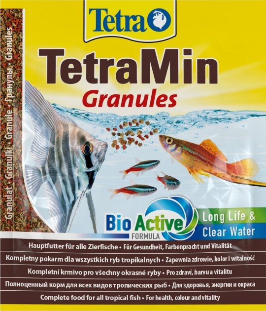 Корм для аквариумных рыб Tetra TetraMin Granules основной в гранулах, 15 г