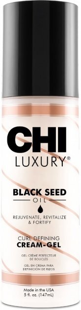 Крем для волос CHI Luxury Black Seed Oil Curl Defining Cream-Gel для вьющихся волос несмываемый, 148 мл