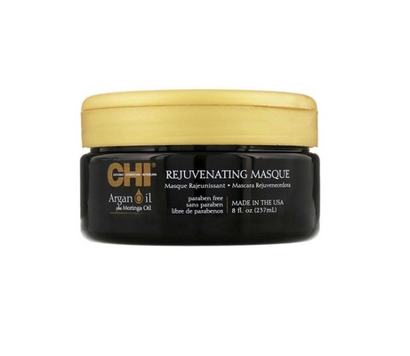 Крем-маска для волос CHI Argan Oil Rejuvenating Masgue Plus Moringa Oil питательная, 237 мл