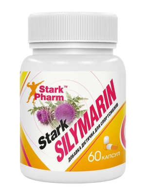 Здоровье печени Stark Pharm Stark Silymarin 500 мг, 60 капсул