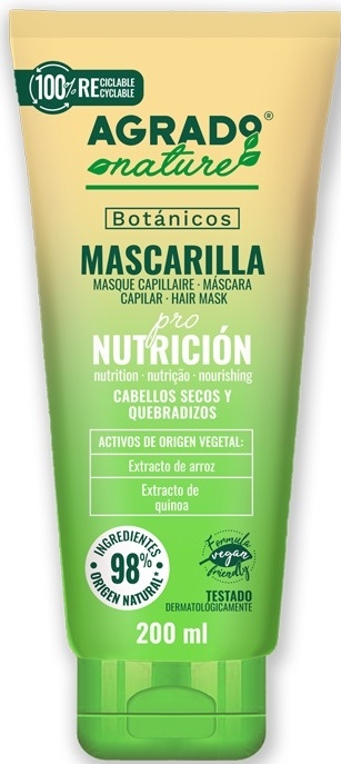 Маска для волос Agrado Nature Pro Nutrition Botanical Ботаническое Питание, 200 мл