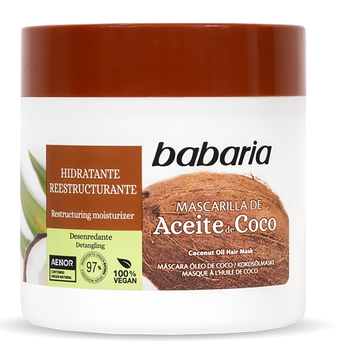 Маска для волос Babaria Coconut с кокосовым маслом, 400 мл