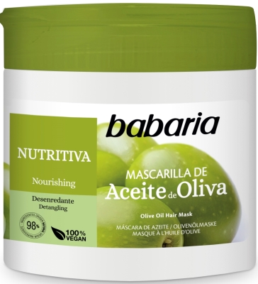 Маска для волос Babaria Nutritivo с оливковым маслом, 400 мл