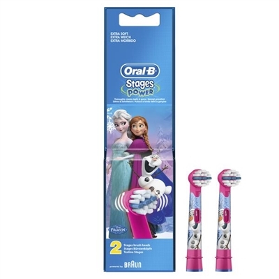 Насадки для электрической зубной щетки Oral-B Kids с героями Disney Холодное Сердце, 2 штуки