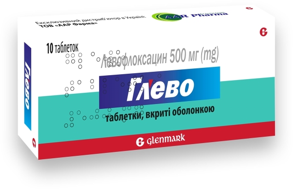 Глево таблетки, п/о по 500 мг №10 (5х2)