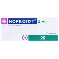 Норколут таблетки по 5 мг №20 (10х2)