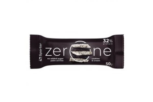 Батончик Sporter Zero One Cookies Cream, 50 г