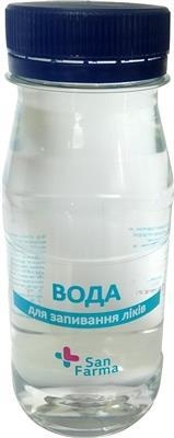 Вода для запивания лекарств San Farma негазированная, 160 мл