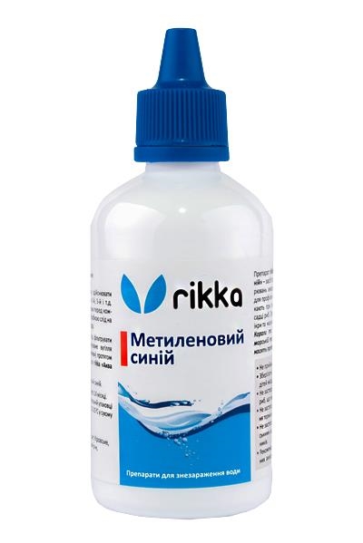 Аква Метилен Rikka Метиленовый синий для аквариумов, 100 мл на 1000 л