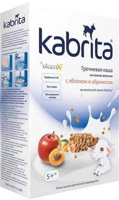Каша Bebi Premium на козьем молоке гречневая 200г с 4 месяцев