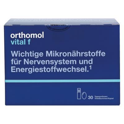 Ортомол Vital F капсулы + питьевые флаконы, курс 30 дней