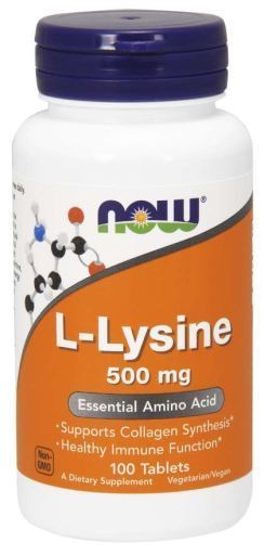 L-лізин NOW 500 мг таблетки №100