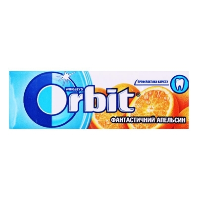 Жевательная резинка Orbit без сахара Фантастический апельсин, 14 г