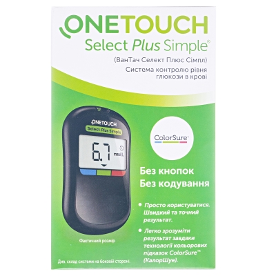 Глюкометр One Touch Select Plus Simple