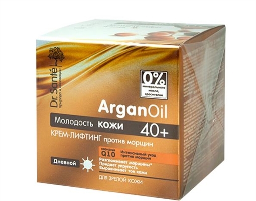 Крем-лифтинг для лица Dr.Sante ArganOil 40+ обновляющий против морщин, 50 мл