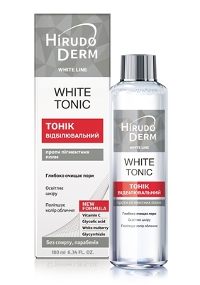 Тоник Hirudo Derm White Line White Tonic отбеливающий, 180 мл