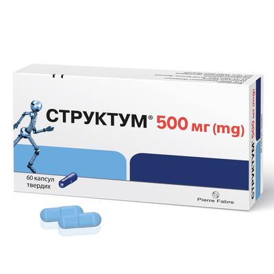 Структум капсулы тв. по 500 мг №60 (20х3)