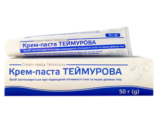 Теймурова крем-паста средство косметическое по 50 г в тубах