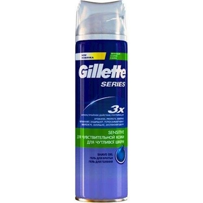 Гель для бритья Gillette Series Sensitive Skin для чувствительной кожи, 200 мл