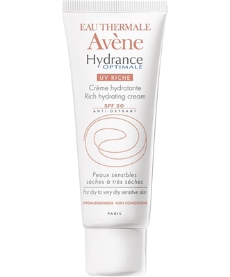 Крем для лица Avene Hydrance Optimale UV Riche SPF20 насыщенный увлажняющий для сухой и очень сухой, чувствительной кожи, 40 мл