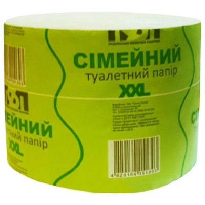 Туалетная бумага Семейная XXL, 1 рулон
