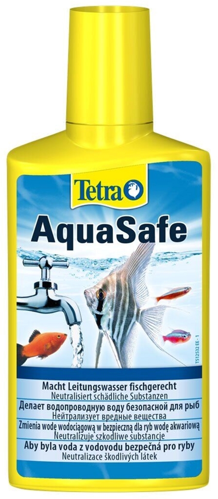 Средство для подготовки аквариумной воды Tetra Aqua Safe на 500 л, 250 мл