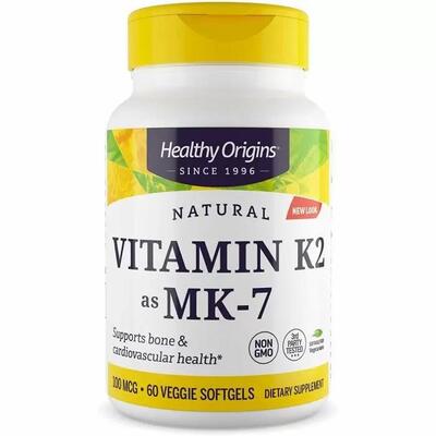 Витамин K2 в форме MK7 100 мкг, 60 капсул