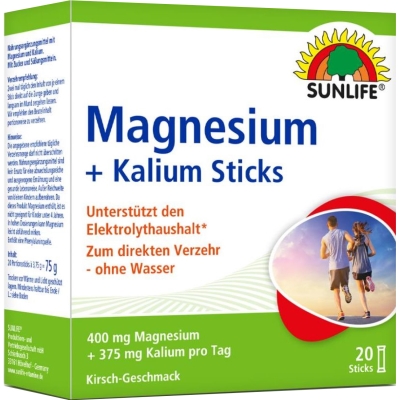 Витамины Sunlife Magnesium + Kalium Sticks порошок по 3,75 г №20 в стиках