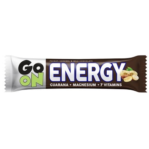 Батончик GO ON Nutrition Energy Snickers + Guarana Шоколад с арахисом, 50 г
