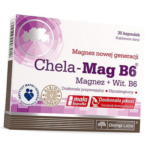Магний В6 Olimp Chela-Mag B6 Caps, 60 капсул