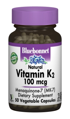 Витамин К2 100 мкг Bluebonnet Nutrition капсулы №50
