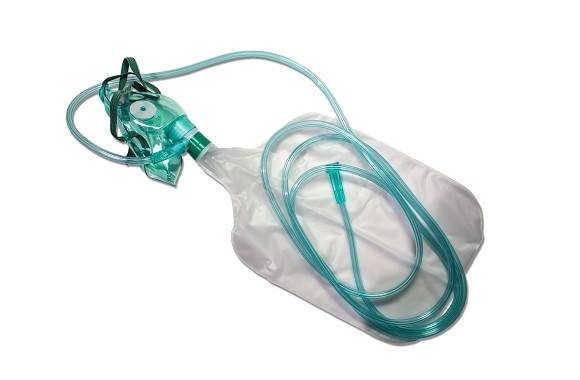 Маска кислородная Medicare для детей, с мешком, длина трубки 2 м