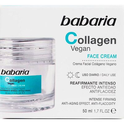 Крем для лица Babaria Collagen Vegan с растительным коллагеном омолаживающий, 50 мл